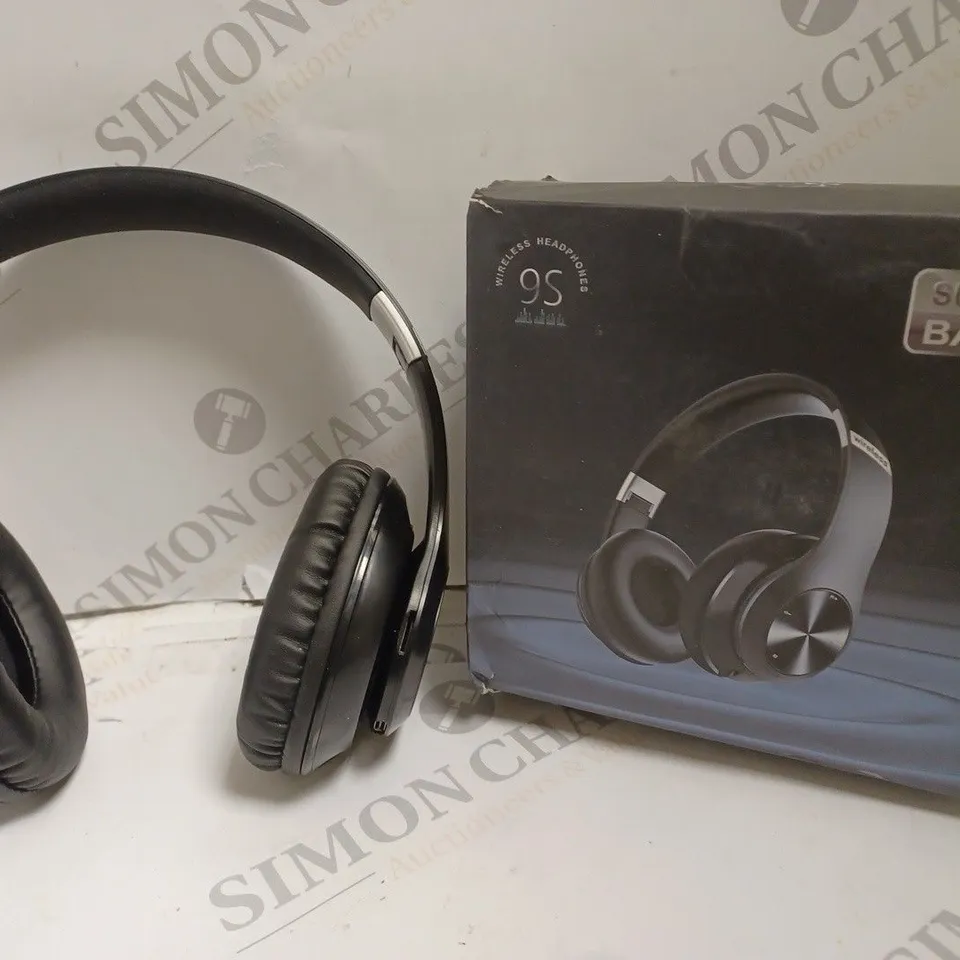 boxed 9s super bass wireless headphones 