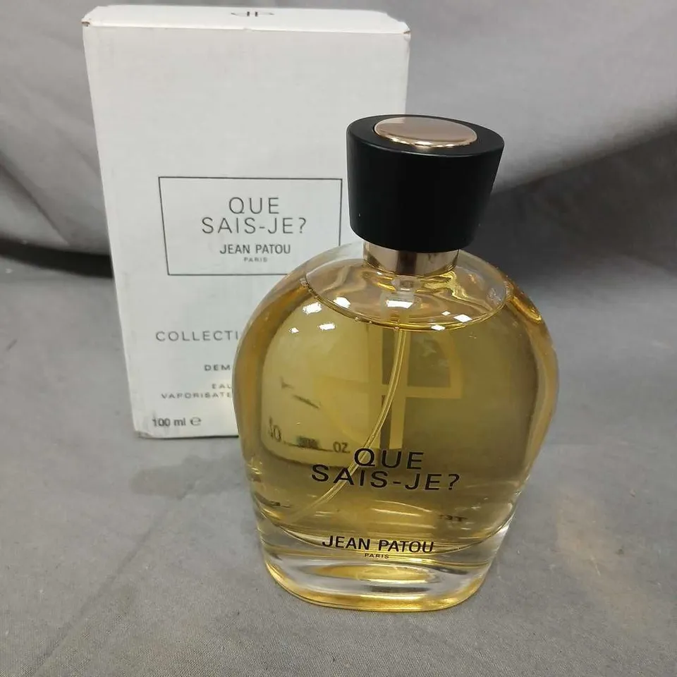 BOXED QUE SAIS JE? JEAN PATOU COLLECTION HERITAGE EAU DE PARFUM 100ML