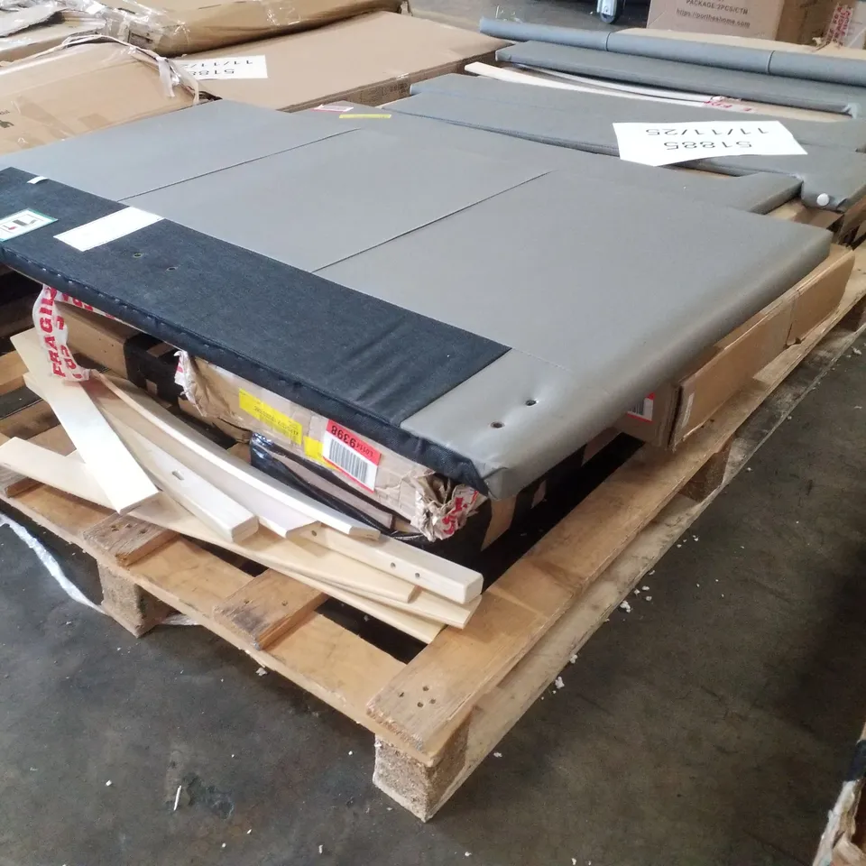 PALLET CONTAINING ASSORTED FLATPACK FURNITURE PARTS