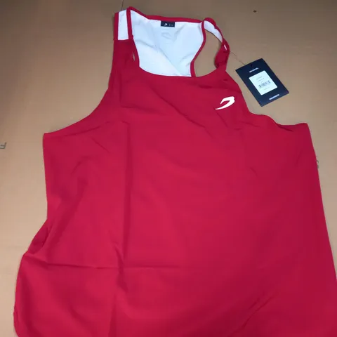 BOXRAW STEVENSON TANKTOP IN RED/WHITE - L