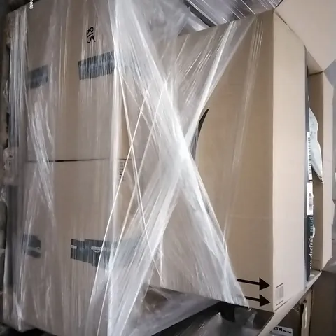 PALLET CONTAINING 3 BOXES OF ASSORTED HOUSEHOLD ITEMS TO INCLUDE HANGING BIRD FEEDERS AND ICE CREAM SCOOPS