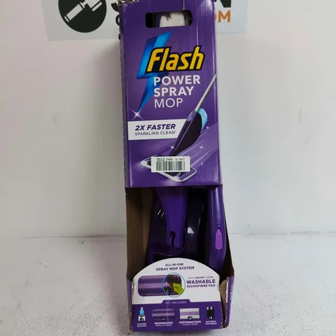 FLASH POWER SPRAY MOP KIT – PURPLE, BOXED