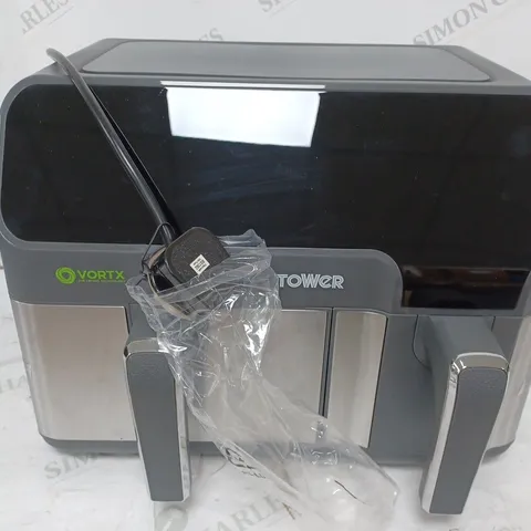 BOXED TOWER VORTEX T17099 ECO DUO DIGITAL AIRFRYER