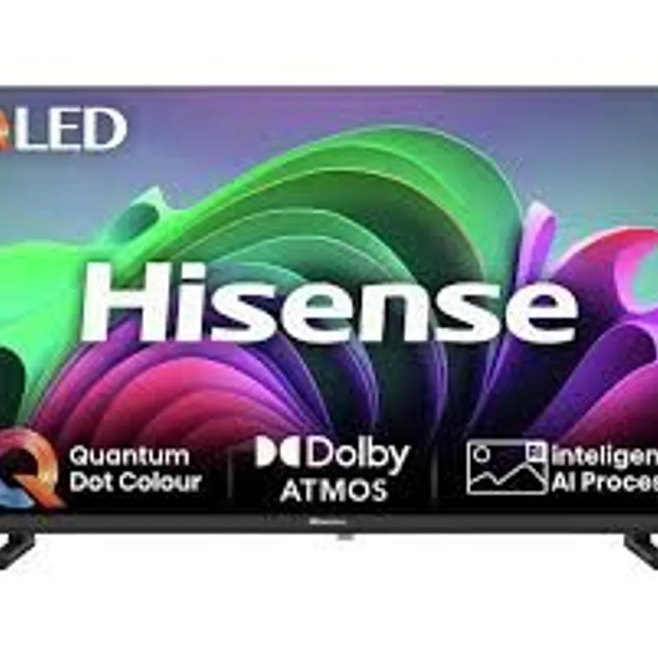 HISENSE 40" 40E5NQTUK SMART QLED TV DAMAGED SCREEN