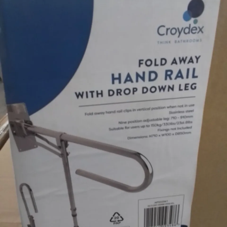 BOXED CROYDEX FOLD AWAY HAND RAIL