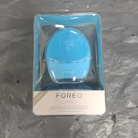 FOREO LUNA 3 SMART FACIAL CLEANSING & FIRMING MASSAGE - BLUE