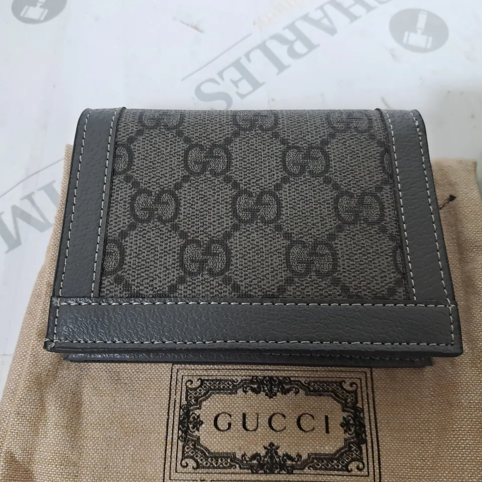 BOXED GUCCI GREY PURSE