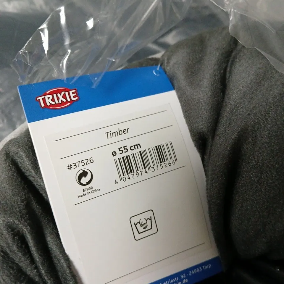 TRIXIE TIMBER ROUND PET BED 55 CM