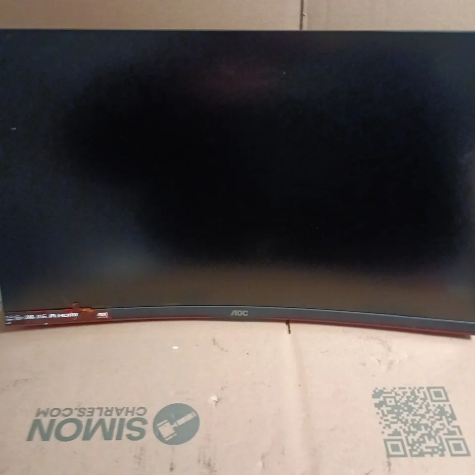AOC 32-INCH C32GZE/BK CURVED LCD MONITOR