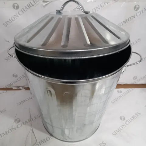 GALAVANISED STEEL DUSTBIN