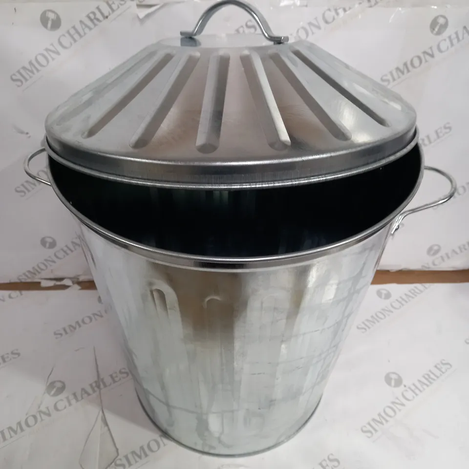 GALAVANISED STEEL DUSTBIN