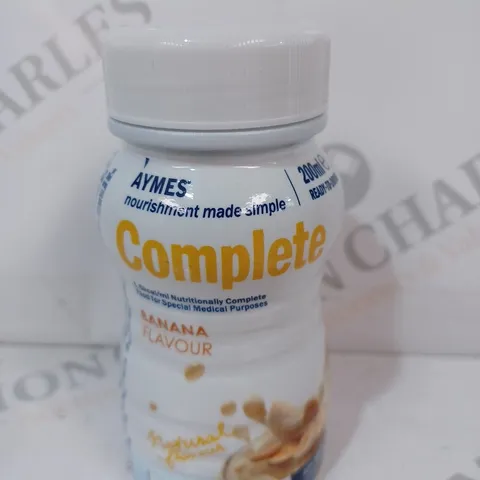 AYMES 24 PACK OF COMPLETE 200ML BOTTLES IN BANANA FLAVOUR