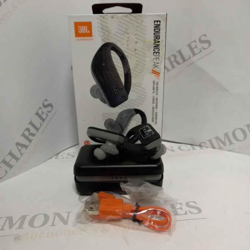 BOXED JBL ENDURANCE PEAK TRUE WIRELESS SPORT HEADPHONES 