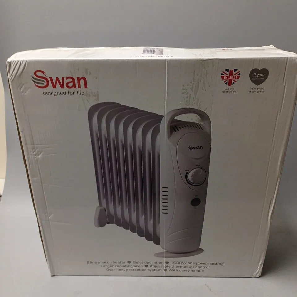 BOXED SWAN 9FINS MINI OIL HEATER