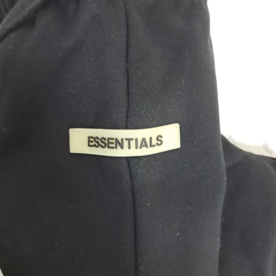 ESSENTIALS FEAR OF GOD TRACK PANTS BLACK - LARGE