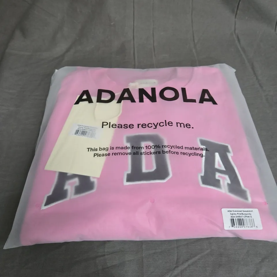 SEALED ADANOLA OVERSIZED SWEATHIRT SIZE S