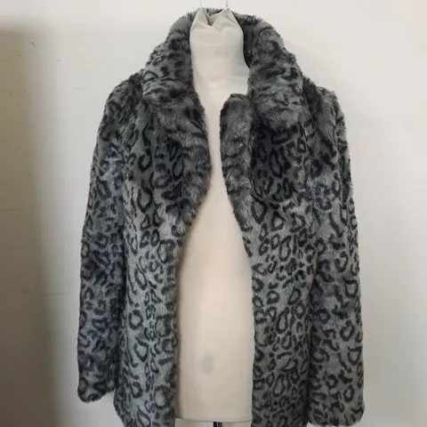 NEO LOOK LEOPARD COAT 