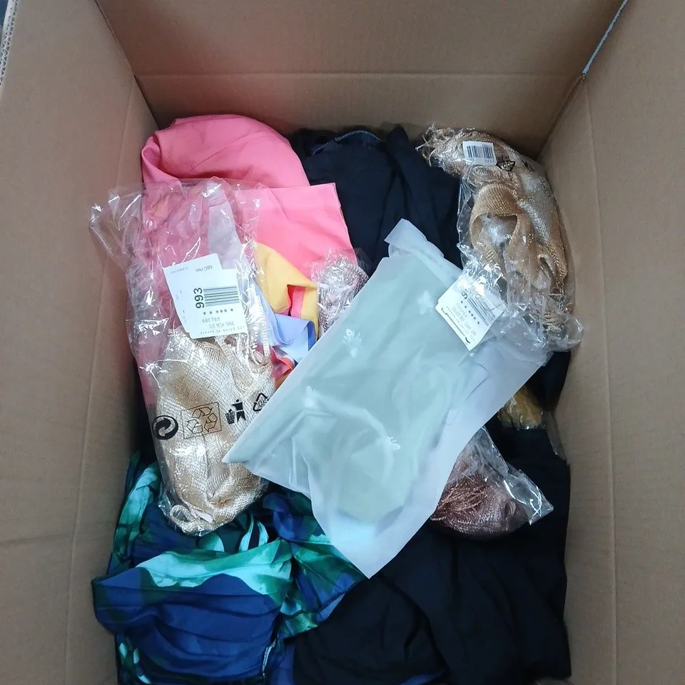 APPROXIMATELY 20 ASSORTED CLOTHING AND FASHION PRODUCTS IN VARIOUS STYLES AND SIZES - COLLECTION ONLY