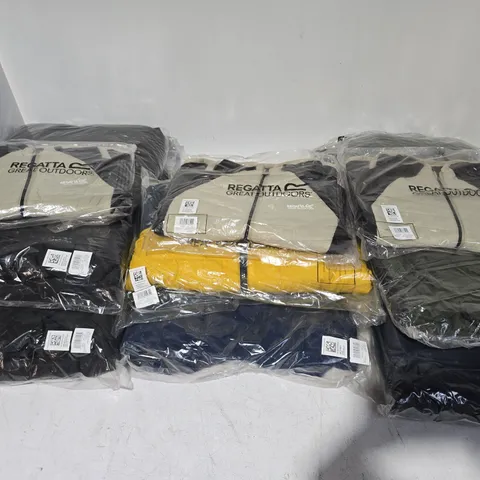 LOT OF APPROXIMATELY 13 ASSORTED BRAND NEW REGATTA AND DARE2BE CLOTHING ITEMS
