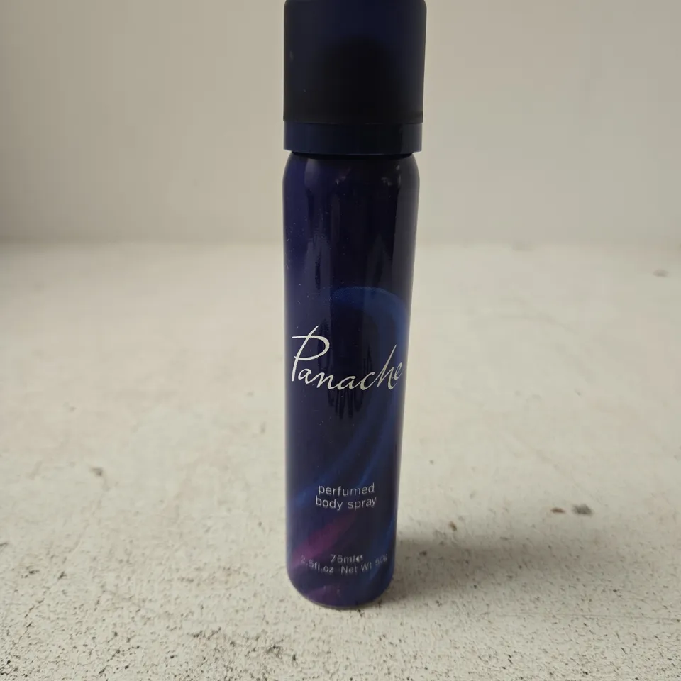 TOTE OF APPROXIMATELY 15 X PANACHE PERFUMED BODY SPRAY 75ML