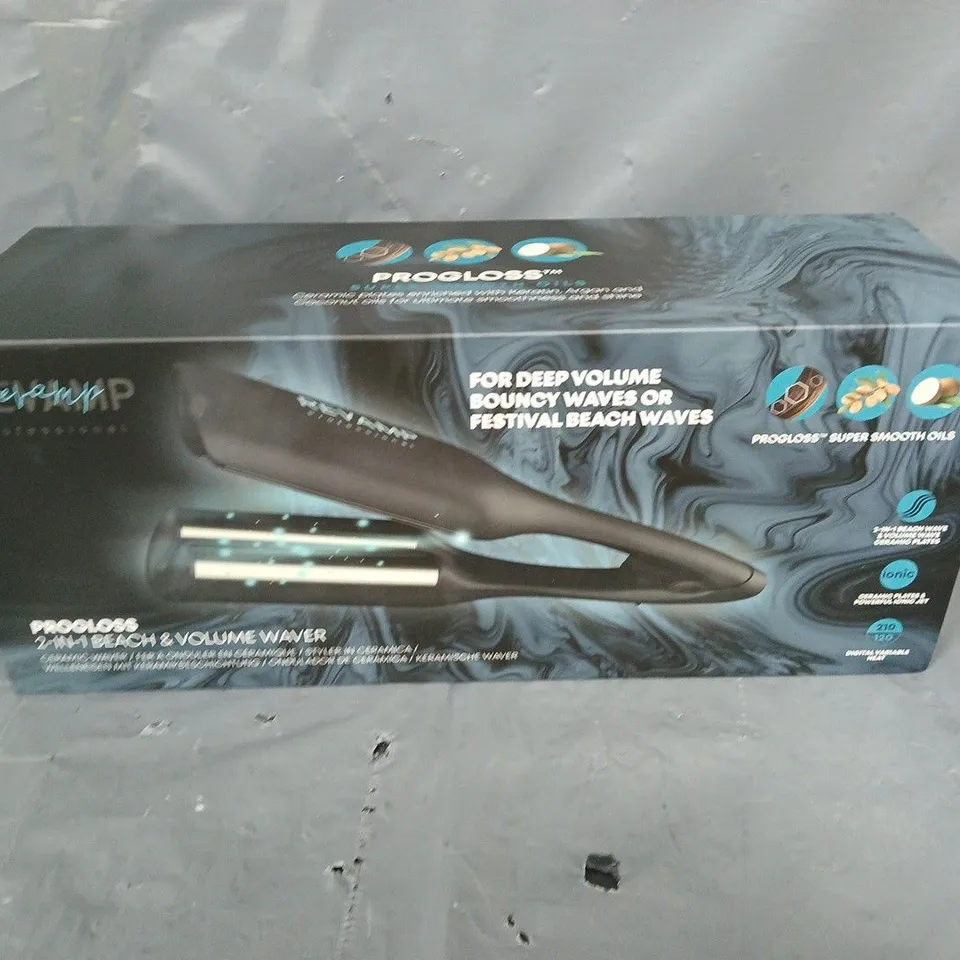BOXED REVAMP 2-IN-1 BEACH & VOLUME PROFESSIONAL CERAMIC WAVER
