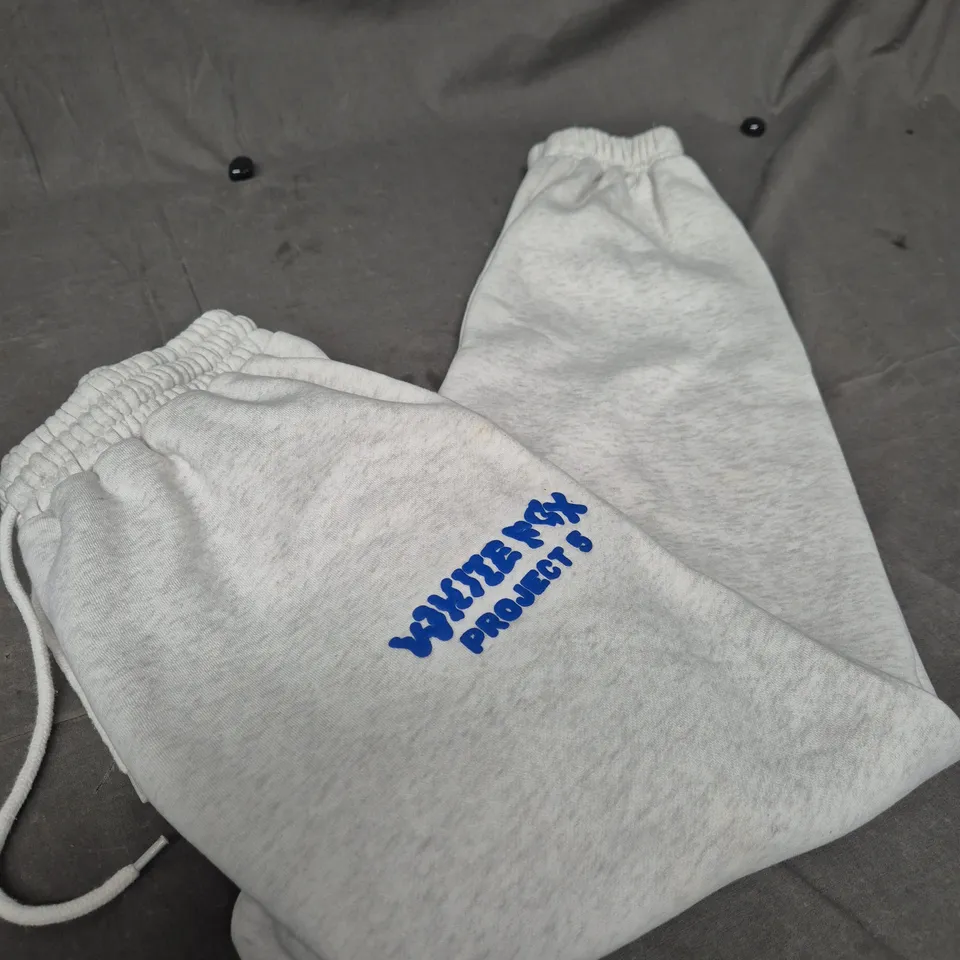 WHITE FOX WOMEN'S GREY JOGGERS – SIZE S