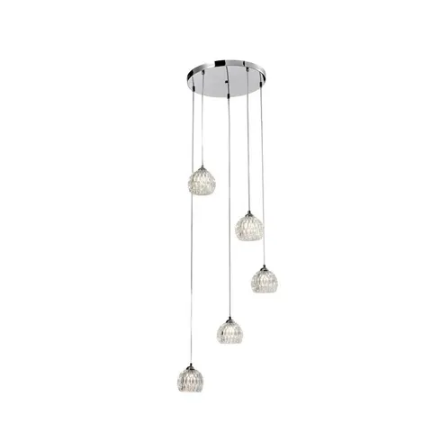 BOXED HEISER 5-LIGHT CLUSTER DOME PENDANT (1 BOX)