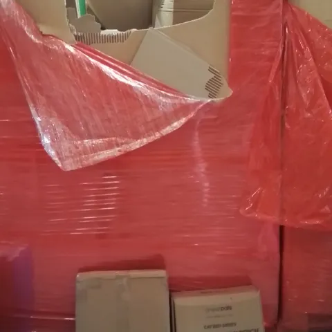 PALLET OF ASSORTED HOUSEHOLD GOODS AND PRODUCTS TO INCLUDE;CAT BED,PICTURE FRAME 
