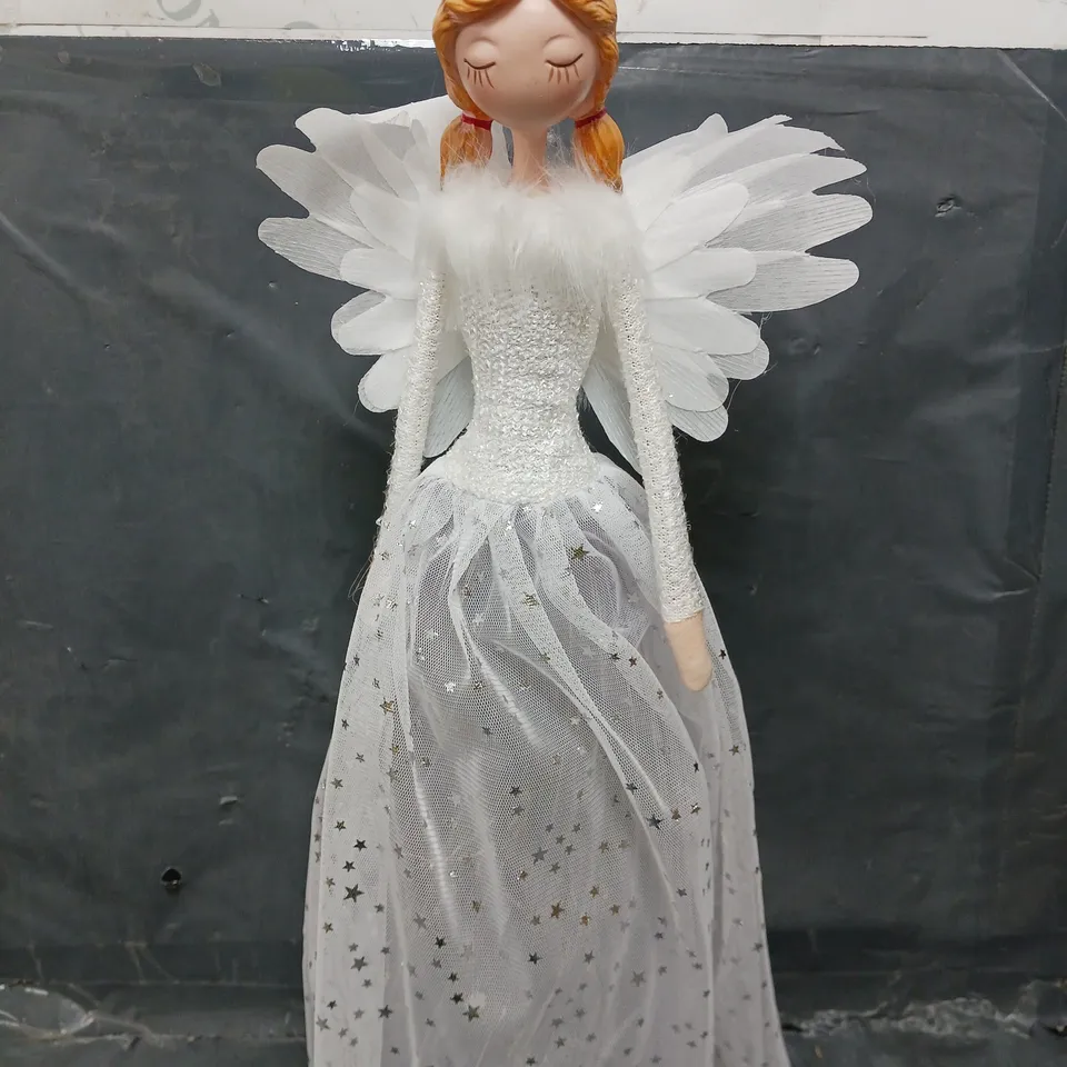 50CM BATTERY OPERATED WHITE ANGEL