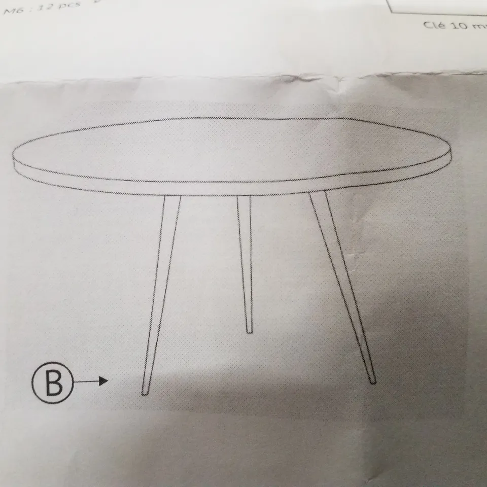 BOXED ROUND 55×55CM COFFEE TABLE 