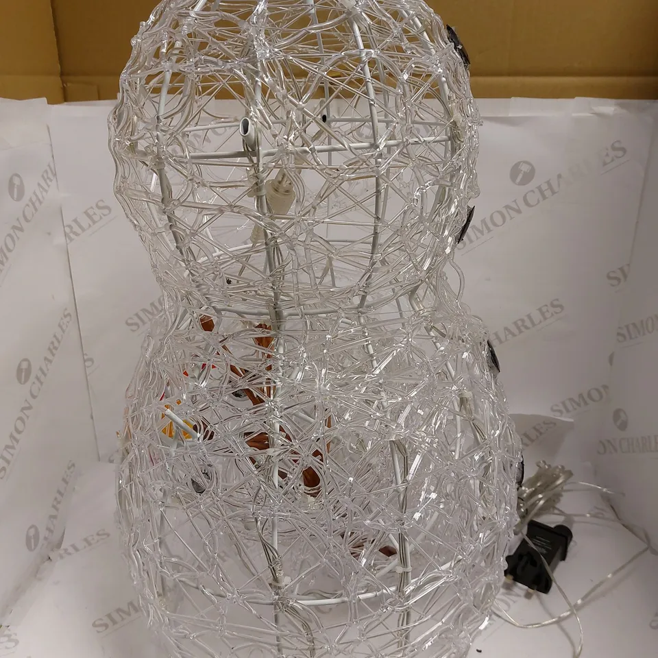 JOHN LEWIS ICE WHITE LED SNOWMAN	