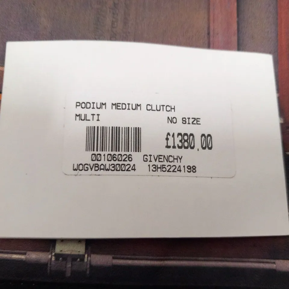 GIVENCHY PODIUM MEDIUM CLUTCH