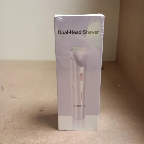 DUAL-HEAD SHAVER – BOXED, SHRINK-WRAPPED (BRAND NOT VISIBLE)