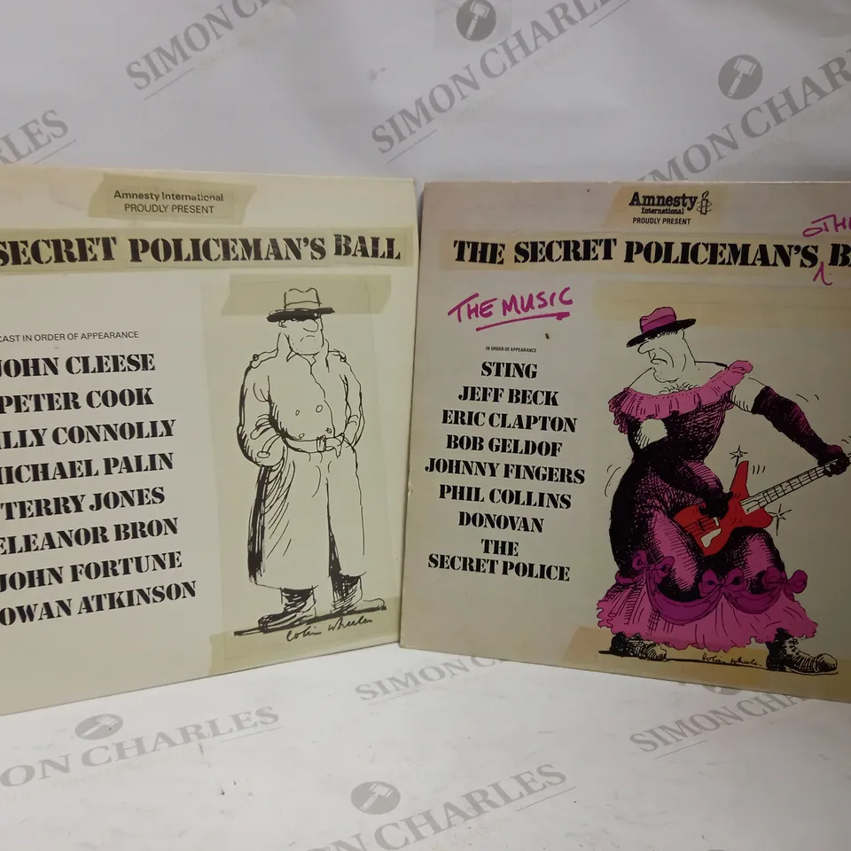 PAIR OF THE SECRET POLICEMAN'S BALL VINYL ALBUMS