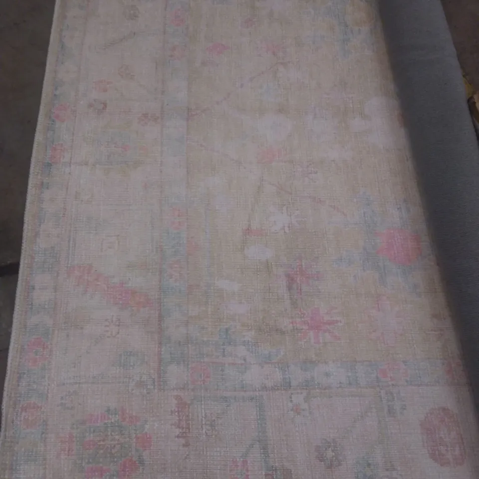 GULNAJ PINK/YELLOW RUG 200X275CM