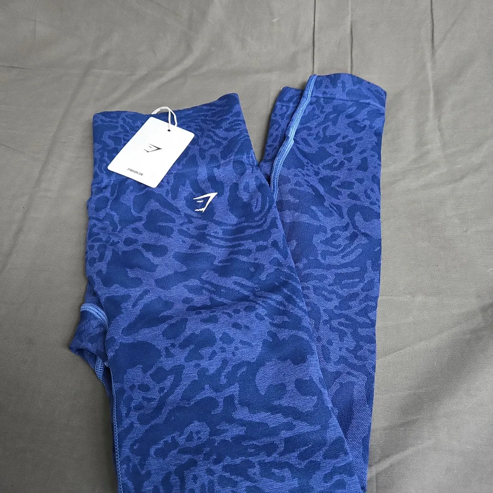 GYMSHARK ADAPT PATTERN SEAMLESS LEGGINGS SIZE M