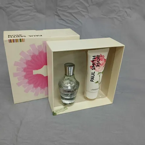 PAUL SMITH ROSE FRAGRANCE GIFT SET – PERFUME & BODY LOTION IN BOX