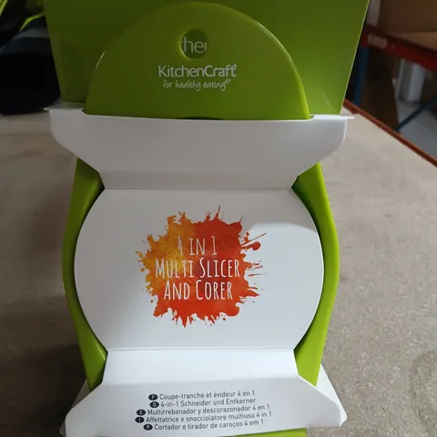 APPROXIMATELY 36 KITCHENCRAFT 4 IN 1 MULTI SLICER & CORER – LIME GREEN