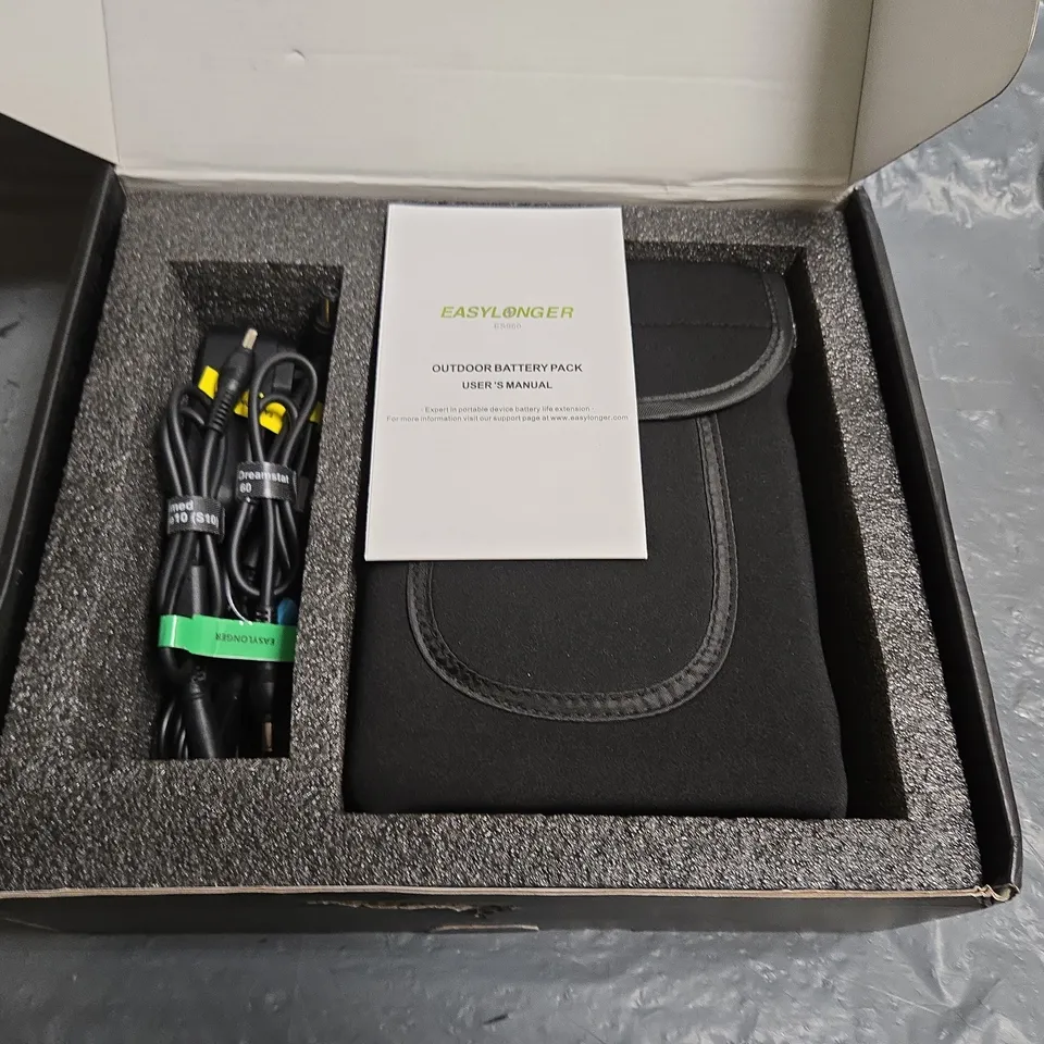 EASYLONGER GP50 OUTDOOR BATTERY PACK – PORTABLE POWER STATION, BOXED