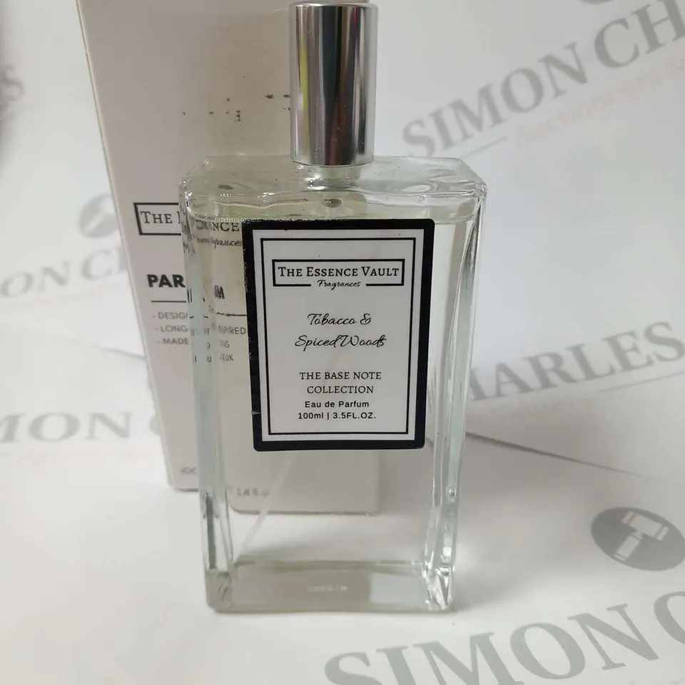 BOXED THE ESSENCE VAULT FRAGRANCES PARFUM TOBACCO AND SPICED WOODS 100ML