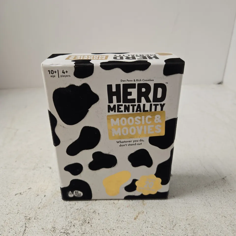 BOXED HERD MENTALITY: MOOSIC & MOOVIES – PARTY GAME