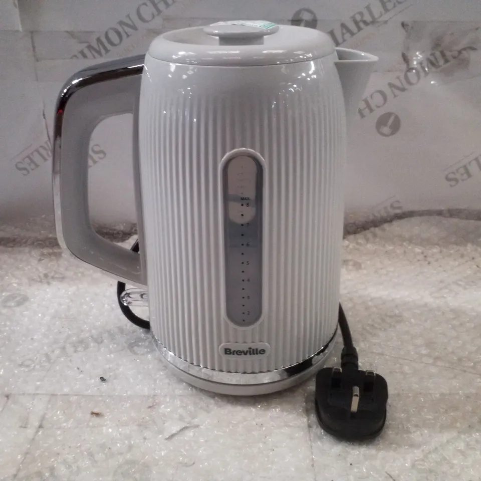 BOXED BREVILLE BOLD COLLECTION GREY JUG KETTLE