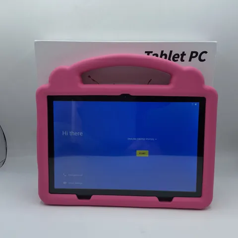 BOXED MEDIATEK ANDROID TABLET WITH PROTECTIVE PINK CASE
