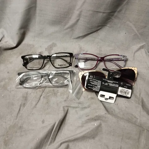 APPROXIMATELY 15 ASSORTED GLASSES/SUNGLASSES TO INCLUDE FOSTER GRANTS, ALLEGRO, SUPERFLEX ETC