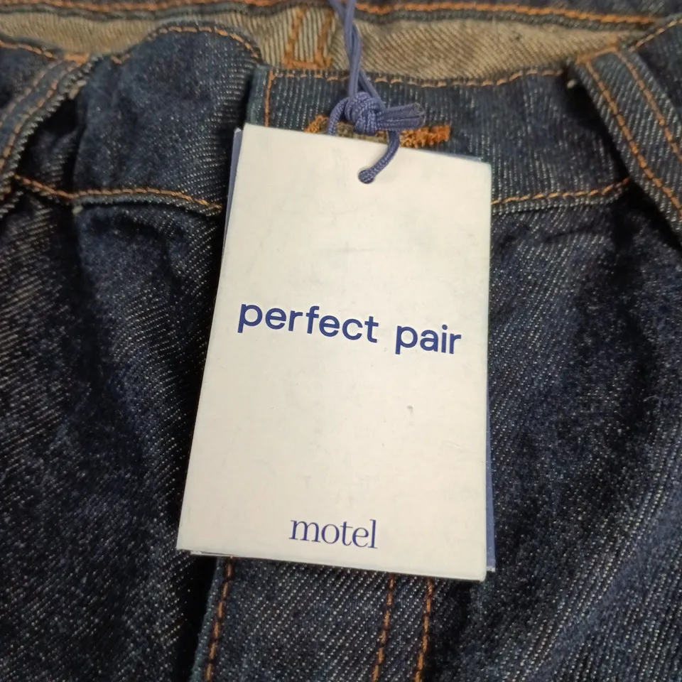 MOTEL WOMEN'S DENIM JEANS – UK 10 (W28 L30) – DARK INDIGO