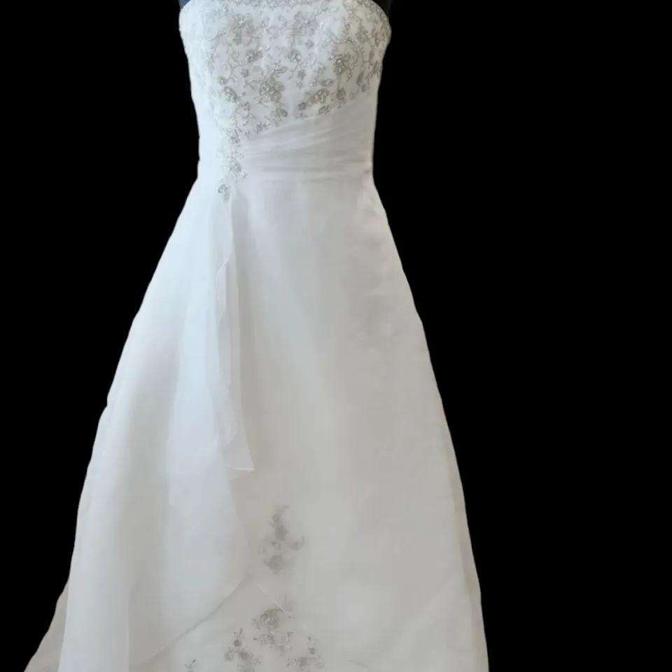BERKETEX BRIDE ROSETTA NICOLINI KITTY RNP2241 WEDDING DRESS, IVORY/GOLD - SIZE 14