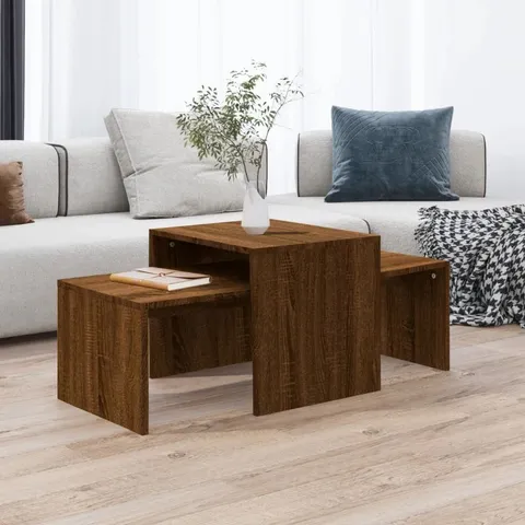 BOXED BISMA 2 PIECE COFFEE TABLE SET (1 BOX)