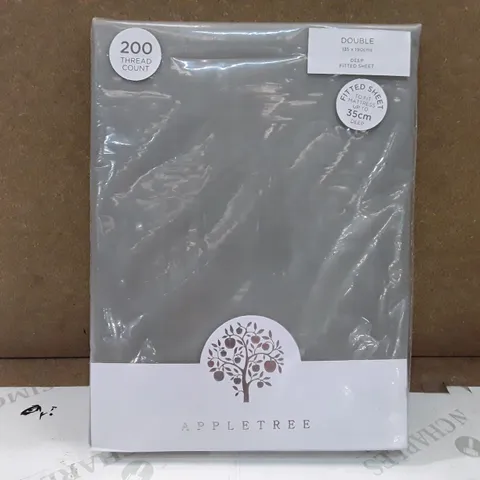 BRAND NEW APPLE TREE DUVET COVER SET - DOUBLE (SLATE)