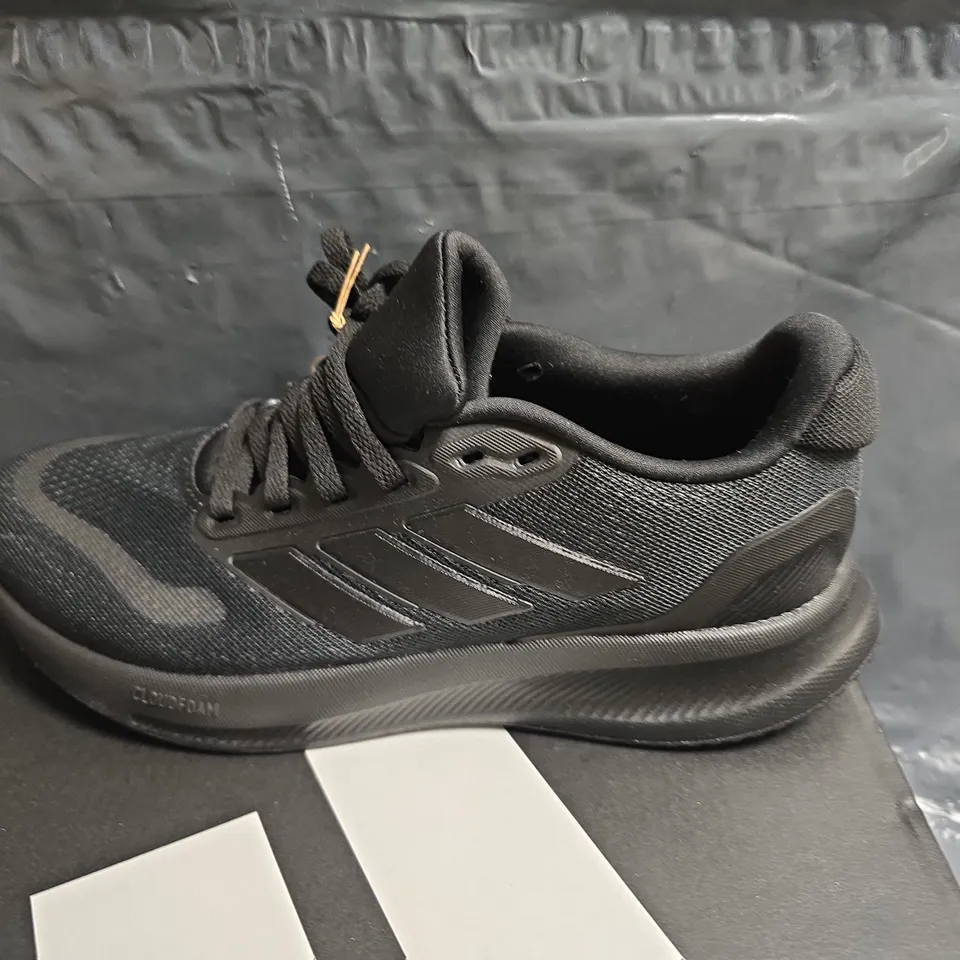 ADIDAS RUNNING RUNFALCON TRAINERS – BLACK, UK 4