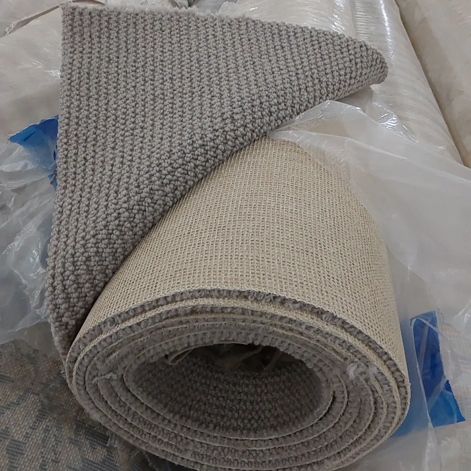 ROLL OF QUALITY MALABAR TWO FOLD COMAR HUSK CARPET // SIZE: APPROXIMATELY 4 X 4.1m
